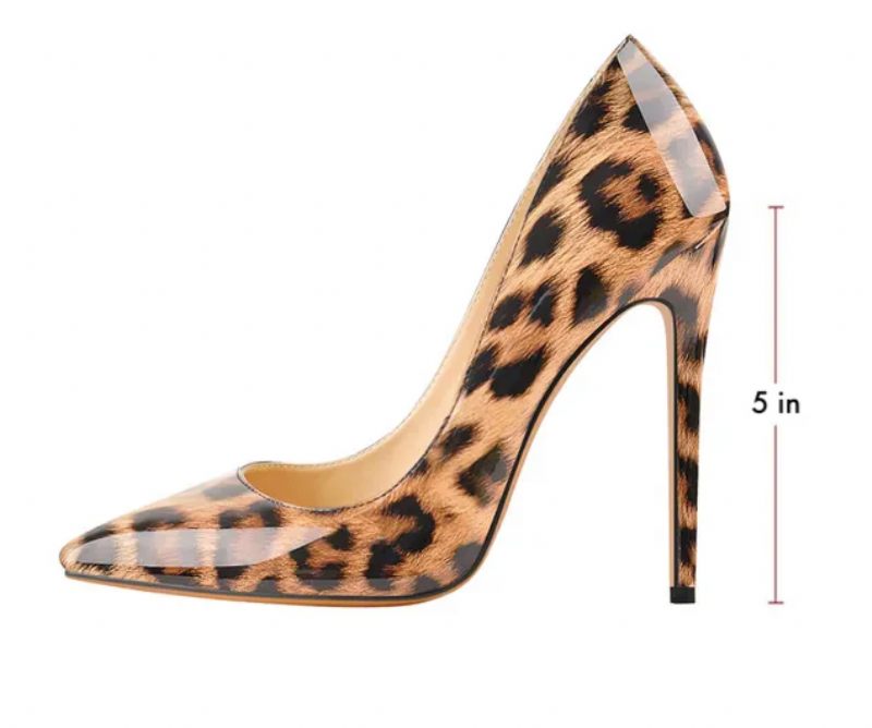 Fanny Party Pumps För Högklackade Damer - Brun 5 in