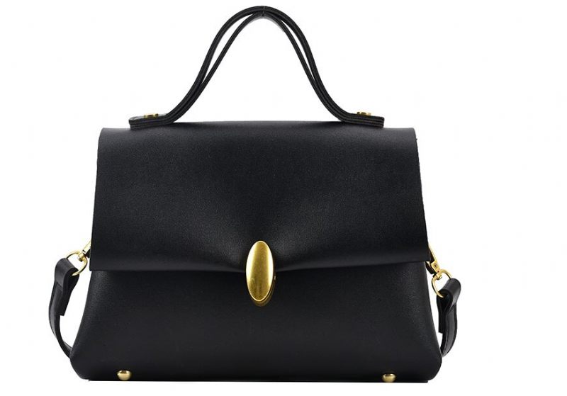 Fantasy Small Crossbody-handväska I Läder För Kvinnor - Svart