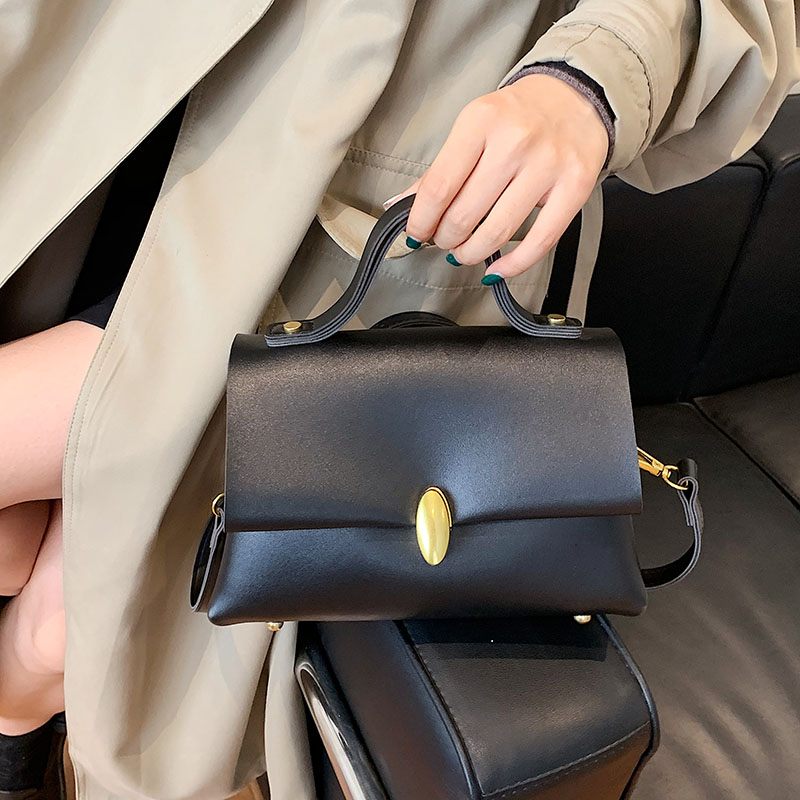 Fantasy Small Crossbody-handväska I Läder För Kvinnor - Svart