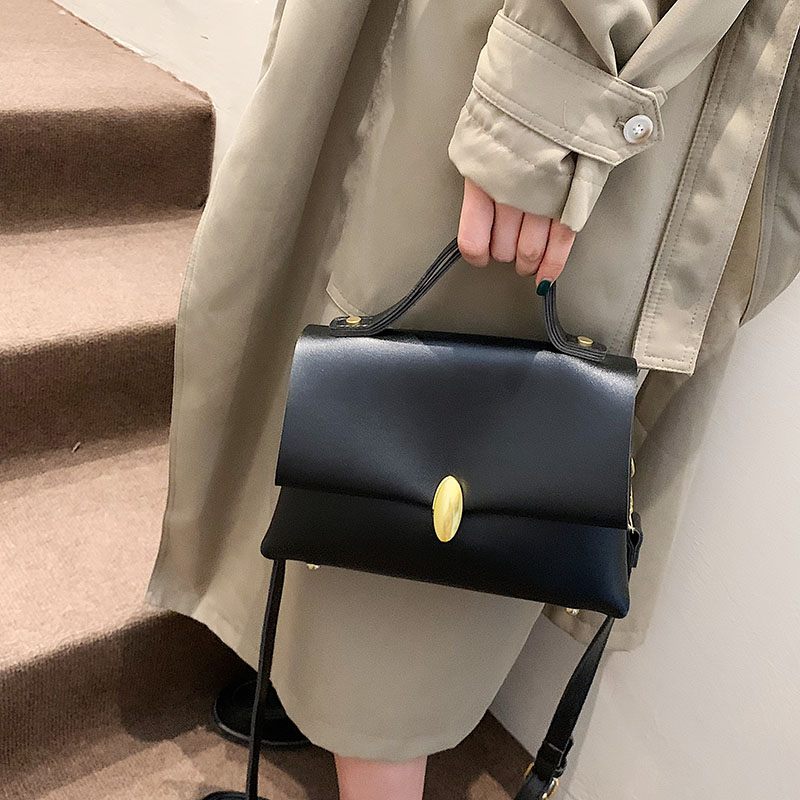Fantasy Small Crossbody-handväska I Läder För Kvinnor - Svart