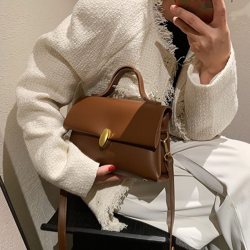 Fantasy Small Crossbody-handväska I Läder För Kvinnor - Svart