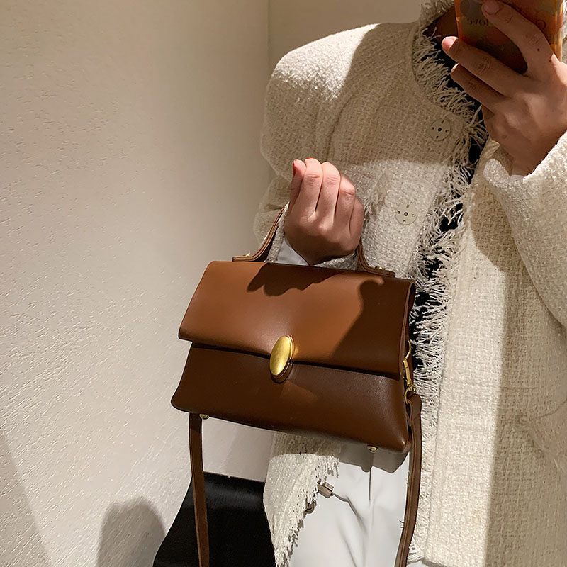Fantasy Small Crossbody-handväska I Läder För Kvinnor - Svart