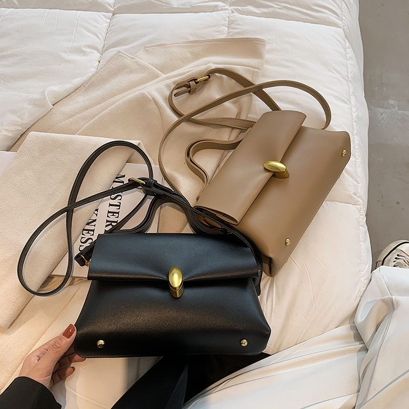 Fantasy Small Crossbody-handväska I Läder För Kvinnor - Svart