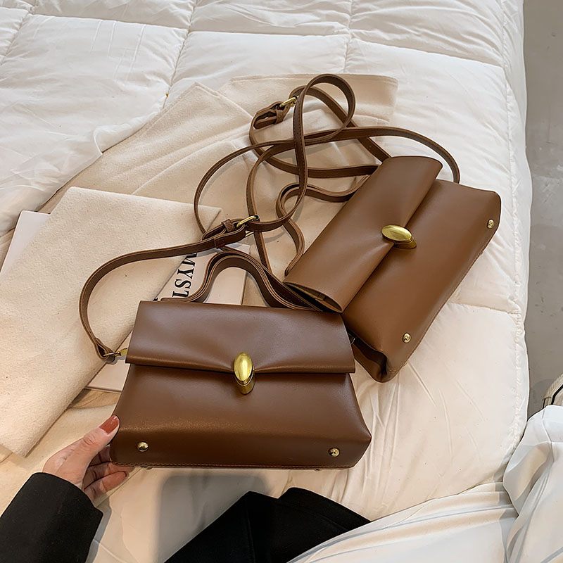Fantasy Small Crossbody-handväska I Läder För Kvinnor - Svart