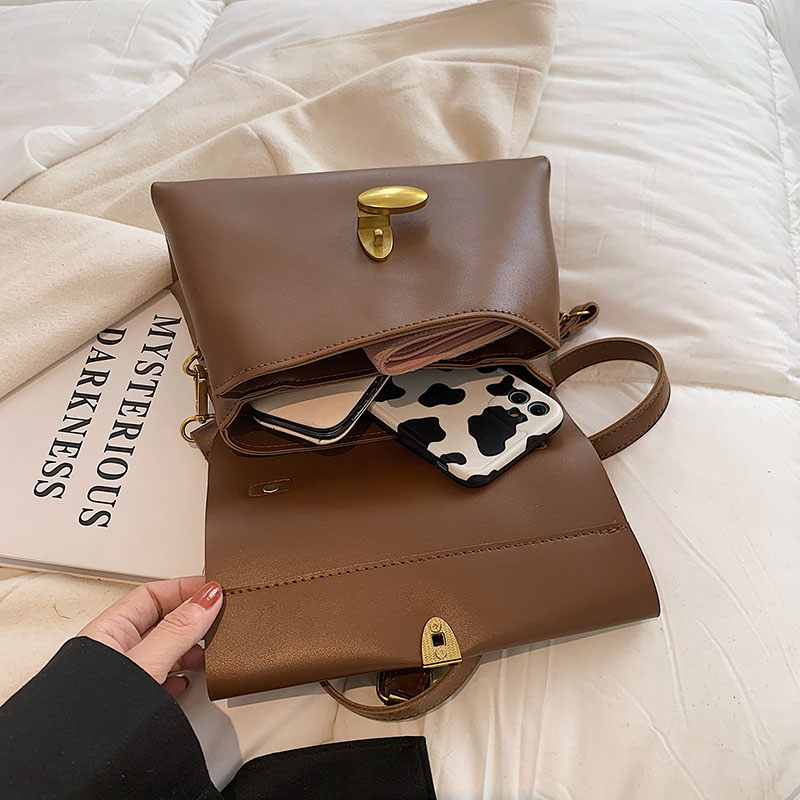 Fantasy Small Crossbody-handväska I Läder För Kvinnor - Svart
