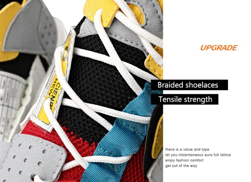 Farfan Lyxiga Sneakers För Män - Gul