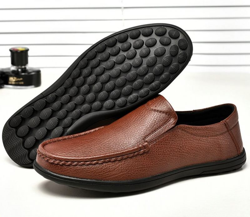 Faviolo Loafer Fritidsskor För Män - Brun
