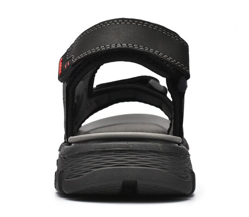 Fazio Bekväma Sandaler För Män - Svart