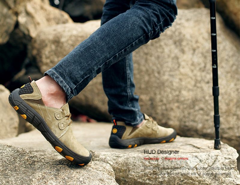 Fede Loafers För Män Casual Skor - Khaki