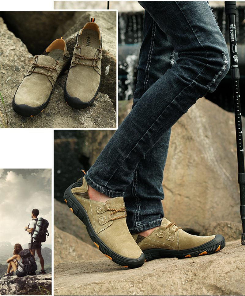 Fede Loafers För Män Casual Skor - Khaki