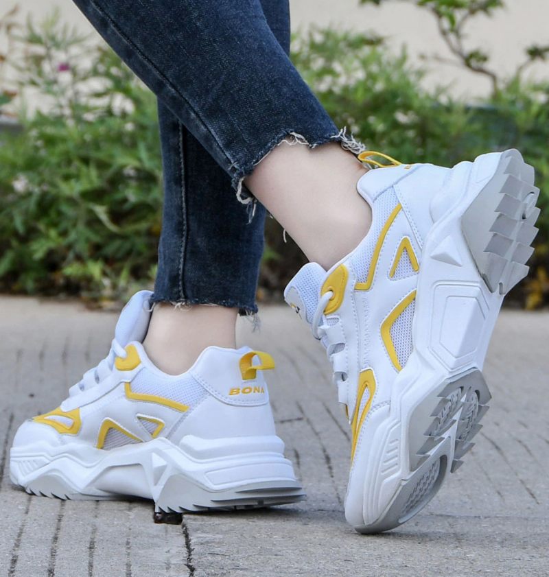 Fede Sneaker För Kvinnor - Gul