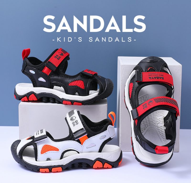 Feder Pojkar Mode Sandal - Vit