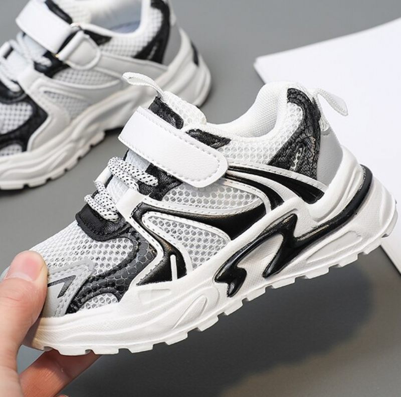 Feder Unisex Modesneaker För Barn - Svart