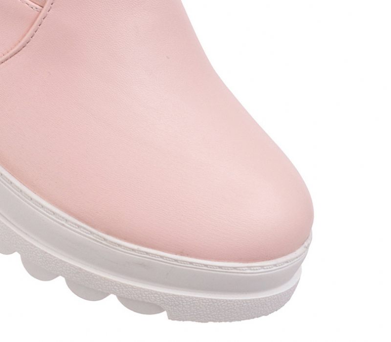 Fedora Varma Snöstövlar För Kvinnor - Rosa