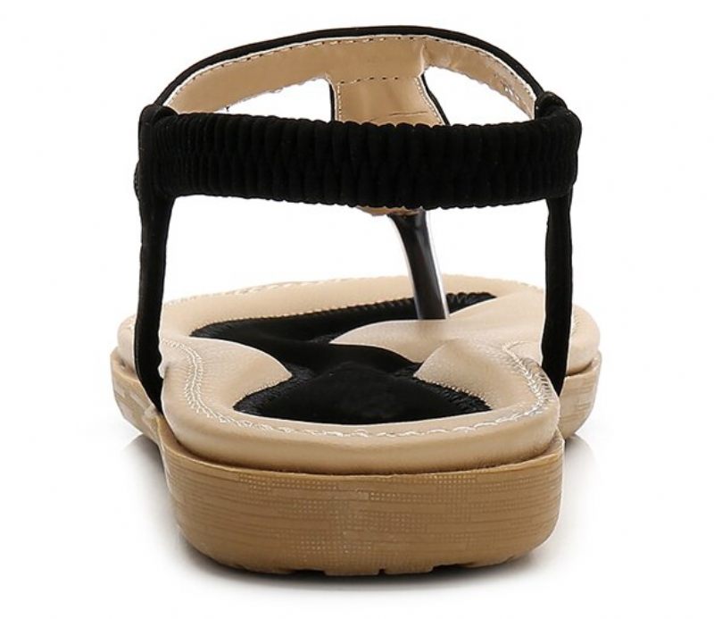 Fegali Elastiskt Band För Platt Sandal För Kvinnor - Blå