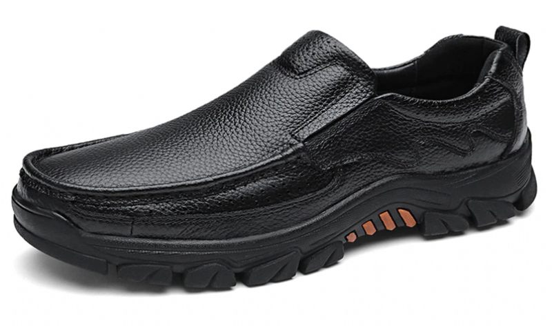 Feidi Loafers För Män Casual Skor - Svart