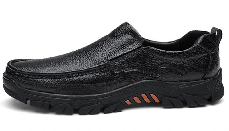 Feidi Loafers För Män Casual Skor - Svart