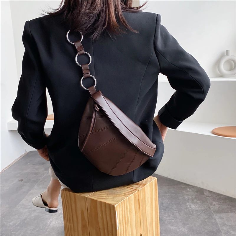 Felipe Crossbody-handväska I Läder För Kvinnor - Kaffe