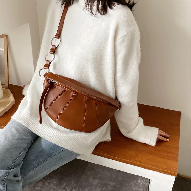 Felipe Crossbody-handväska I Läder För Kvinnor - Kaffe