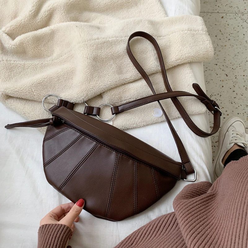 Felipe Crossbody-handväska I Läder För Kvinnor - Kaffe