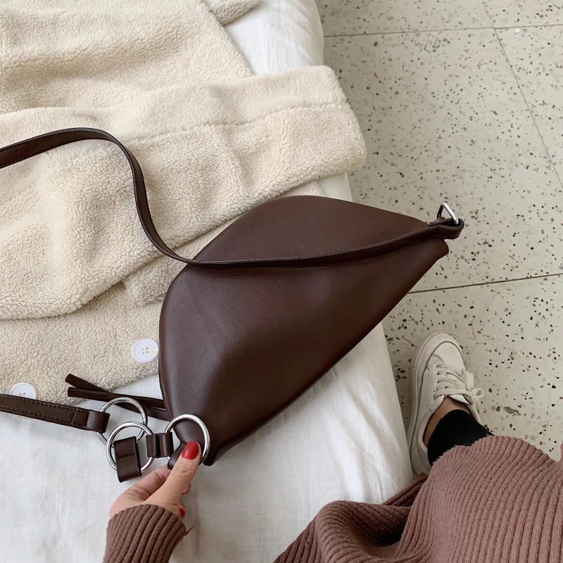 Felipe Crossbody-handväska I Läder För Kvinnor - Kaffe