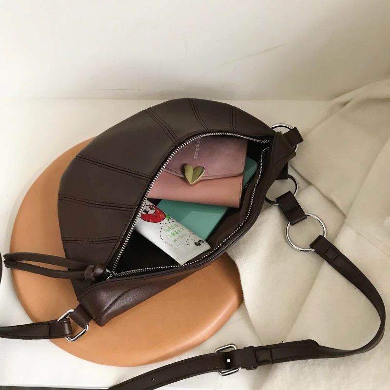 Felipe Crossbody-handväska I Läder För Kvinnor - Kaffe