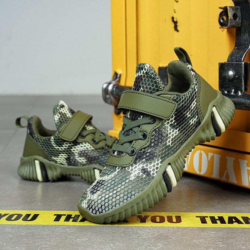 Felipe Pojkar Mode Sneakers - Grön