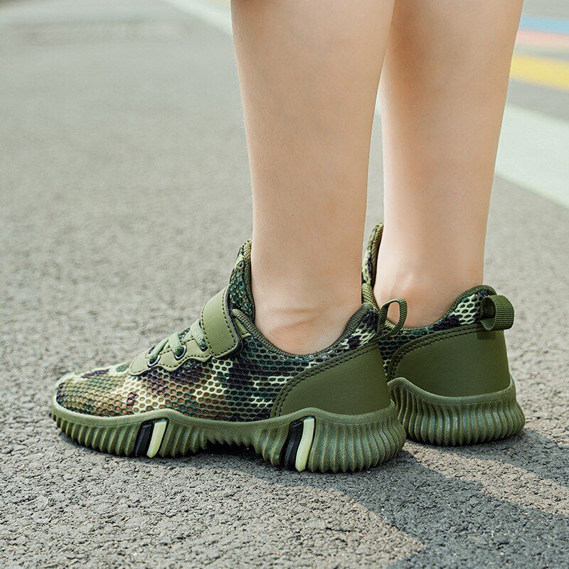 Felipe Pojkar Mode Sneakers - Grön