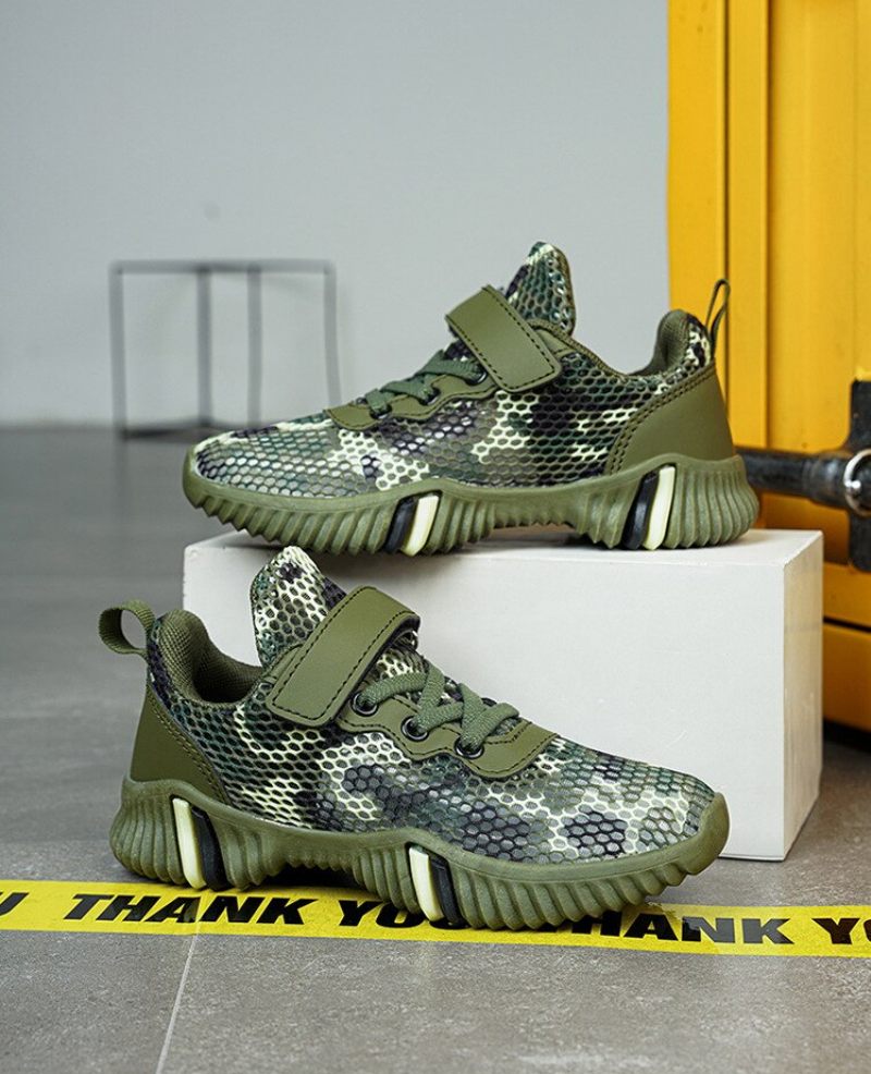 Felipe Pojkar Mode Sneakers - Grön