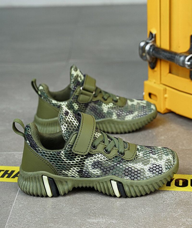 Felipe Pojkar Mode Sneakers - Grön