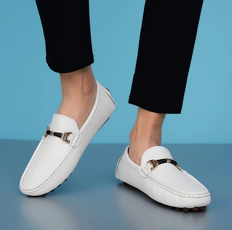 Felix Loaferskor För Män - Vit