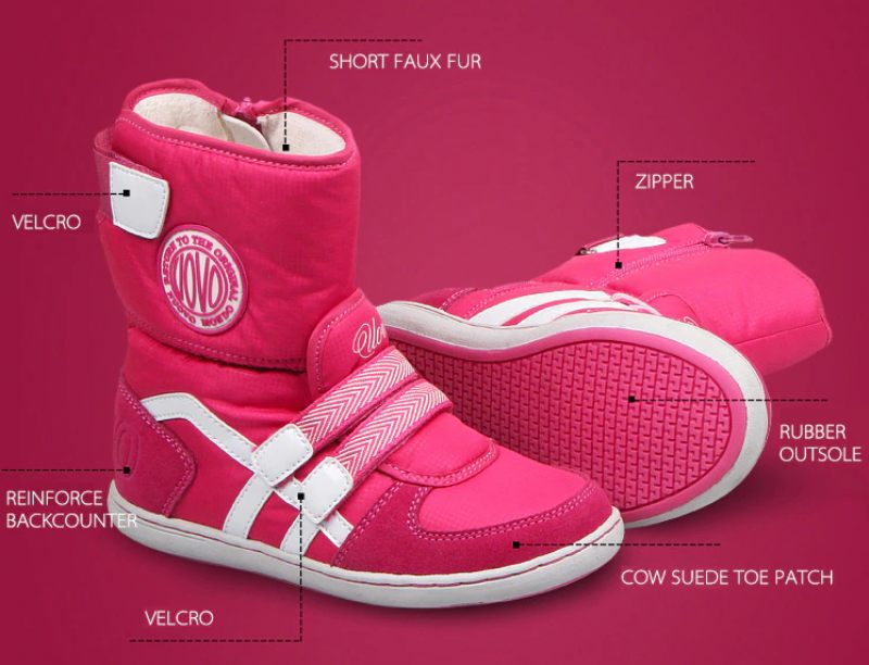 Fenti Unisex Snökänga För Barn - Rosa päls