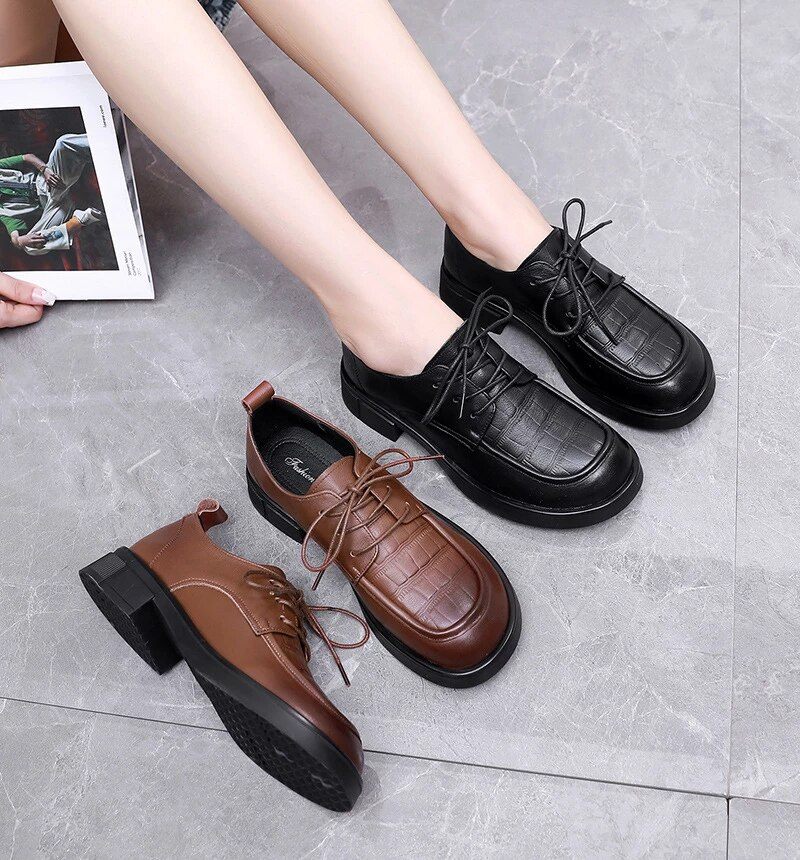 Fernanda Dam Loafer Skor - Brun