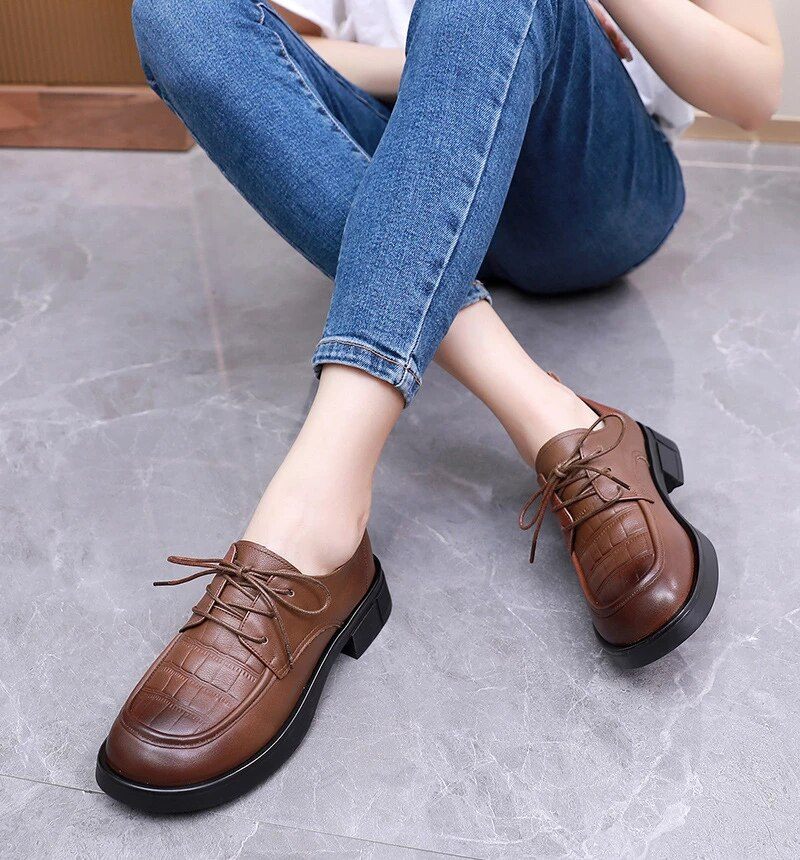 Fernanda Dam Loafer Skor - Brun