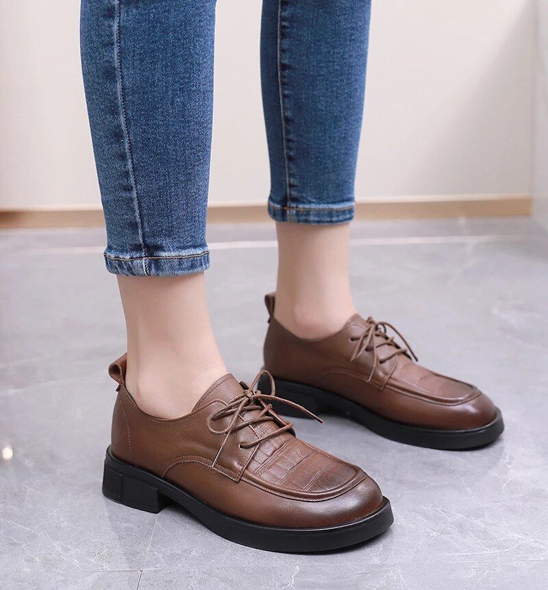 Fernanda Dam Loafer Skor - Brun