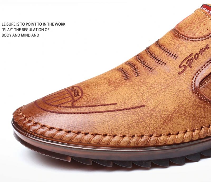 Fernando Herr Loafers Fritidsskor - Brun