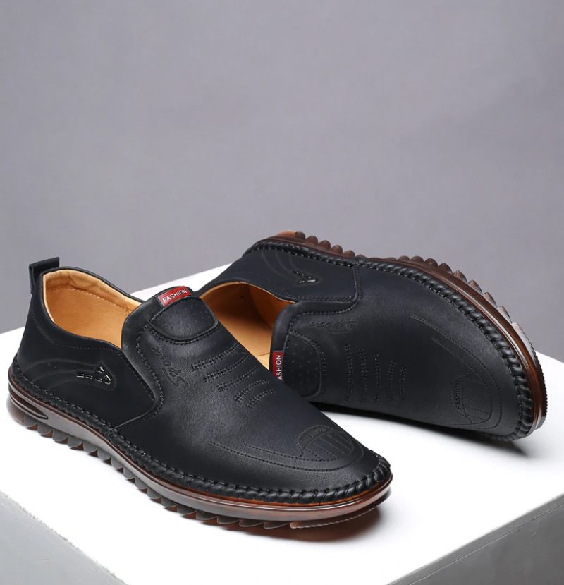 Fernando Herr Loafers Fritidsskor - Brun