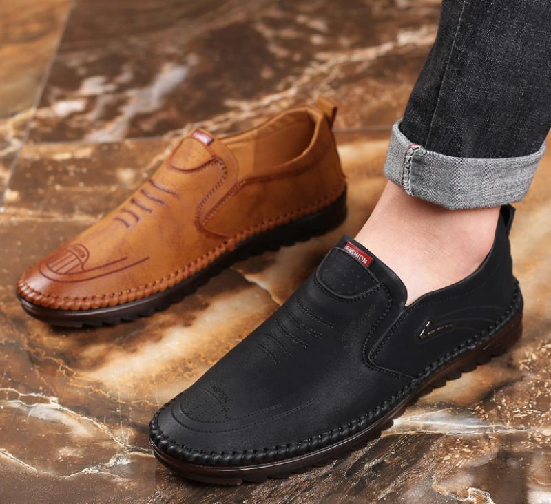 Fernando Herr Loafers Fritidsskor - Brun