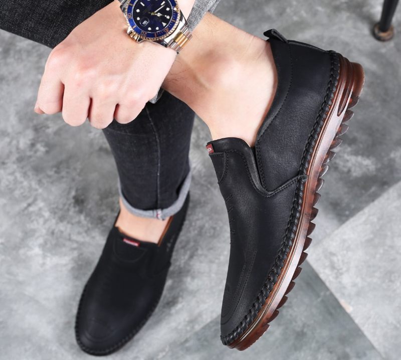Fernando Herr Loafers Fritidsskor - Brun