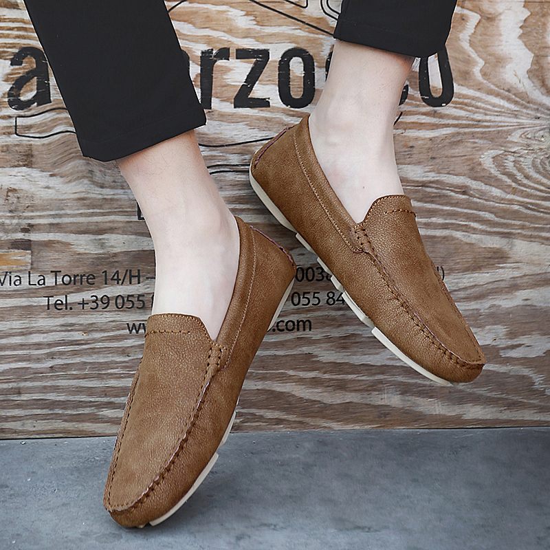 Ferrero Loafers Klassiska Skor För Män - Khaki