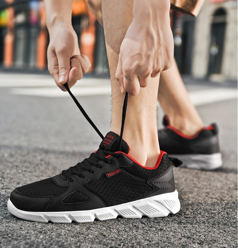 Feryin Mode Sneakers För Män - Röd
