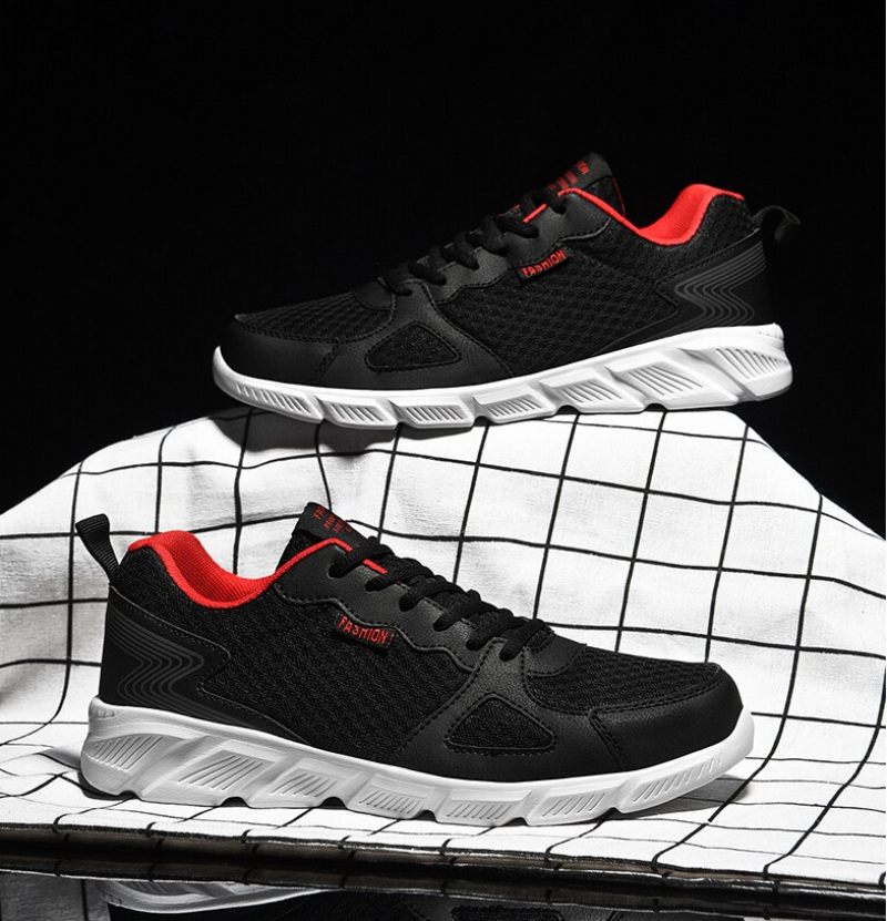 Feryin Mode Sneakers För Män - Röd