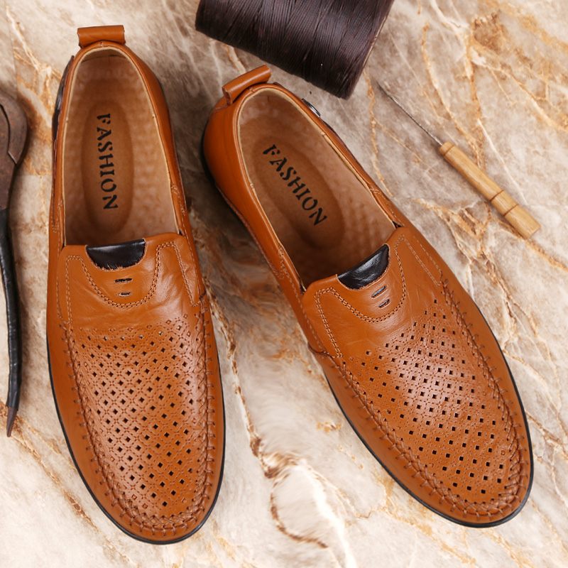 Figuer Loafers För Män Casual Skor - Svart