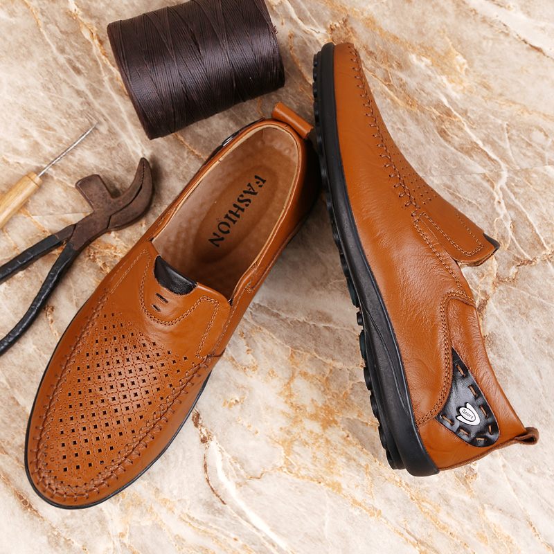 Figuer Loafers För Män Casual Skor - Svart