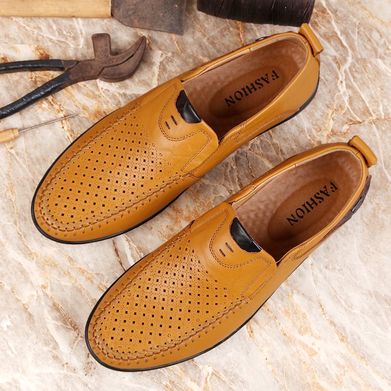 Figuer Loafers För Män Casual Skor - Svart
