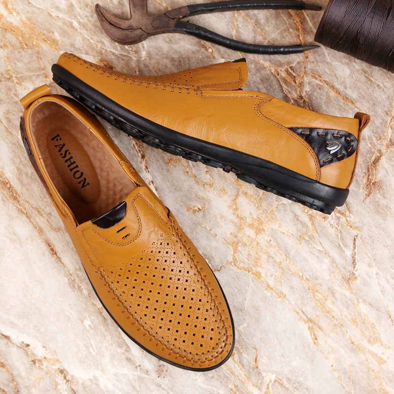Figuer Loafers För Män Casual Skor - Svart