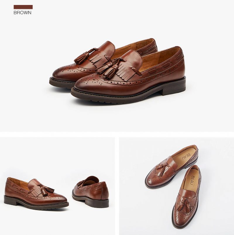 Filipo Dam Casual Leather Loafer Svarta Skor - Svart