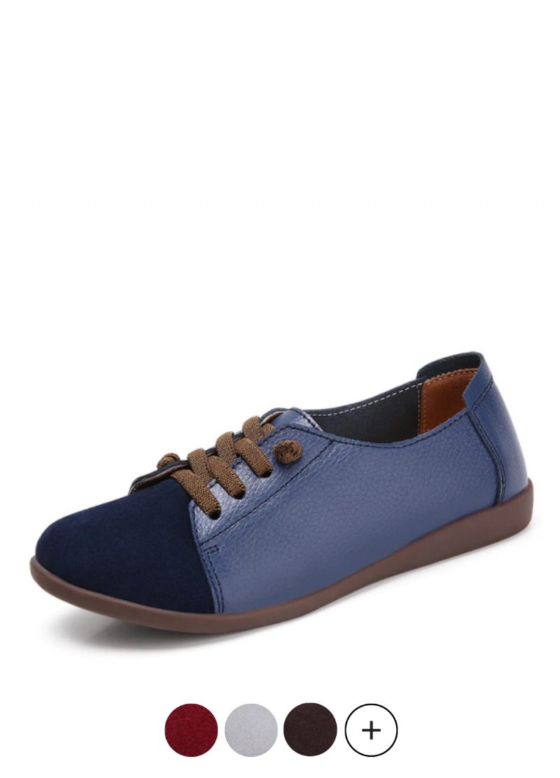 Fiore Loafers Skor I Äkta Läder För Kvinnor