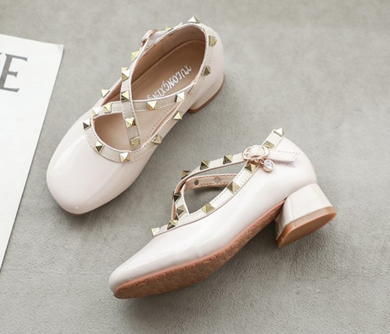 Fiorella Platta Flickskor - Beige