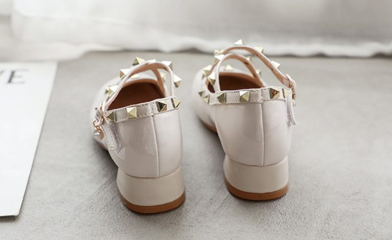Fiorella Platta Flickskor - Beige